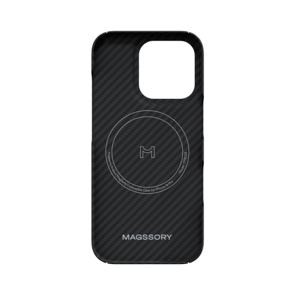 Чехол защитный Magssory CFB028 Magsafe для iPhone 16 Pro. Цвет: черный