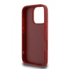 Чехол Lagerfeld PU Quilted Signature metal logo для iPhone 16 Pro Max. Цвет: красный