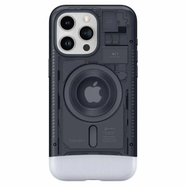 Чехол SPIGEN CLASSIC C1 MagSafe для iPhone 15 Pro Max. Цвет: графит