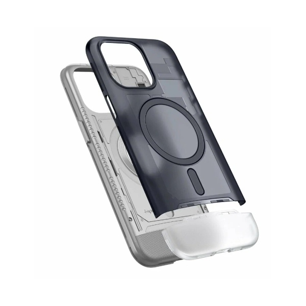 Чехол SPIGEN CLASSIC C1 MagSafe для iPhone 15 Pro Max. Цвет: графит
