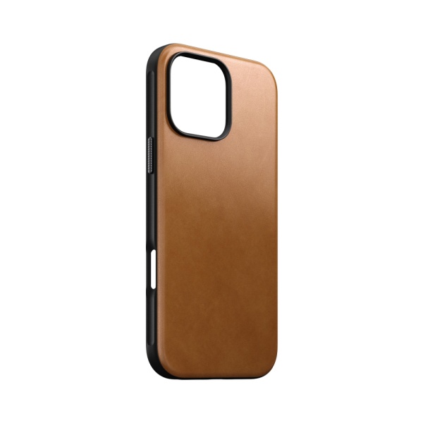 Чехол защитный Nomad Modern Leather case для iPhone 16 Pro Max. Цвет: бежевый