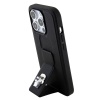 Чехол Lagerfeld GripStand PU Saffiano NFT Karl & Choupette metal для iPhone 15 Pro Max.Цвет: черный