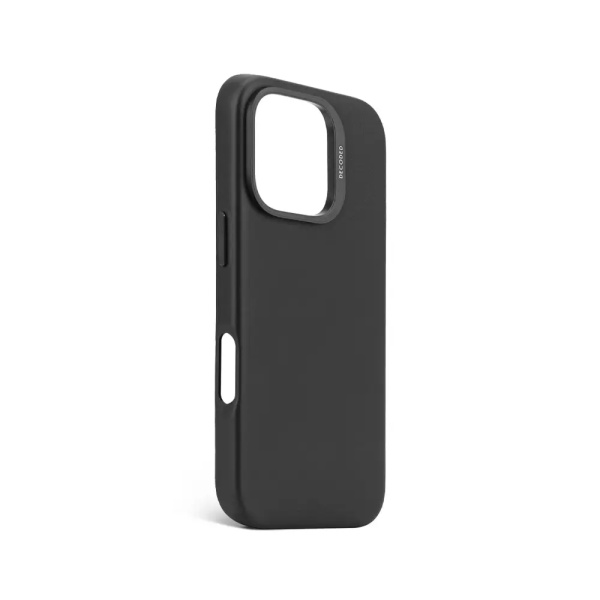 Чехол защитный Decoded Leather Back Cover для iPhone 16 Pro. Цвет: черный