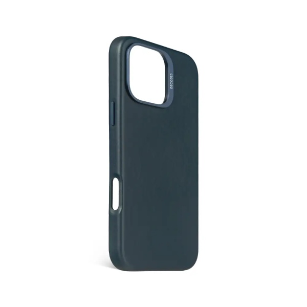 Чехол защитный Decoded Leather Back Cover для iPhone 16 Pro Max. Цвет: синий