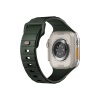 Ремешок силиконовый Uniq Stride FKM для Apple Watch 49мм/45мм/44мм/42мм. Цвет: зеленый