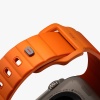 Ремешок силиконовый Uniq Stride FKM для Apple Watch 49мм/45мм/44мм/42мм. Цвет: оранжевый