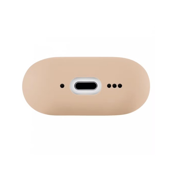 Чехол усиленный uBear Touch Pro для AirPods 4, силикон. Цвет: латте