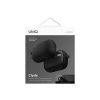 Чехол UNIQ CLYDE Lock case для AirPods Pro 2, силикон с карабином. Цвет: черный