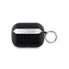 Чехол Lagerfeld NFT Metal Head Karl&Choupette для Airpods Pro 2 силиконовый с кольцом. Цвет: черный
