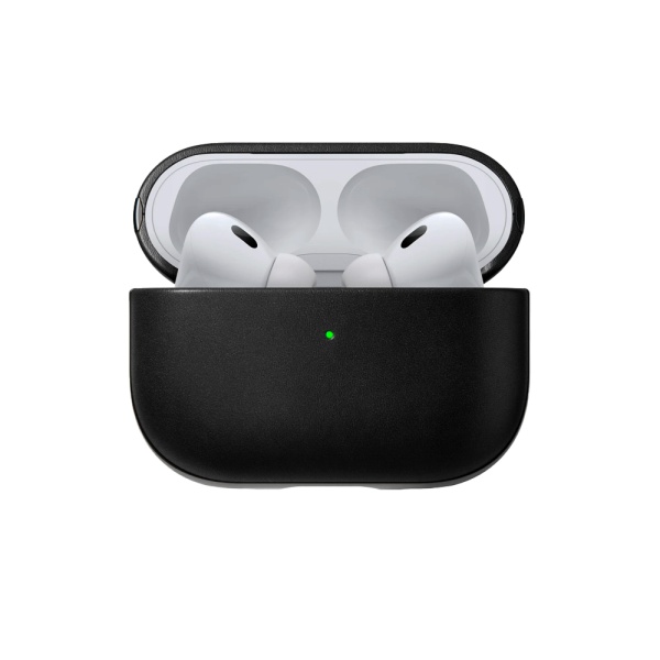 Чехол Nomad Leather case для AirPods Pro 2. Цвет: черный