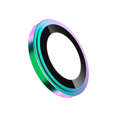 Защитное стекло BlueO Camera lens SAPPHIRE Alloy д/камеры iPhone 16 P/16 PM (3 шт.). Цвет: разноцвет