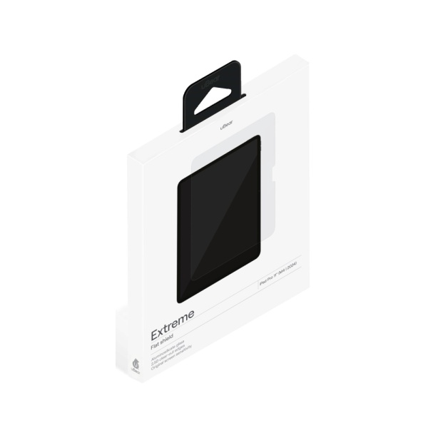 Защитное стекло uBear Flat для Apple iPad Pro 11" (2024), прозрачное