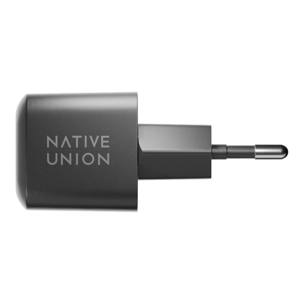 Сетевое зарядное устройство Native Union Fast Gan Charger, 30 Вт, USB-C. Цвет: черный