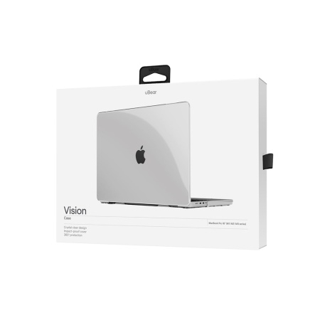 Накладка Ubear Vision Case для MacBook Pro 16" (2021 M3). Цвет: прозрачный