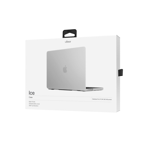 Накладка Ubear Ice Case для MacBook Pro 14" (2021). Цвет: белый