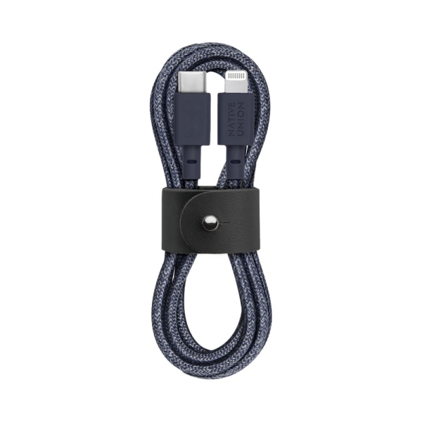 Кабель Native Union Lightning — USB-C, 1.2м. Цвет: индиго