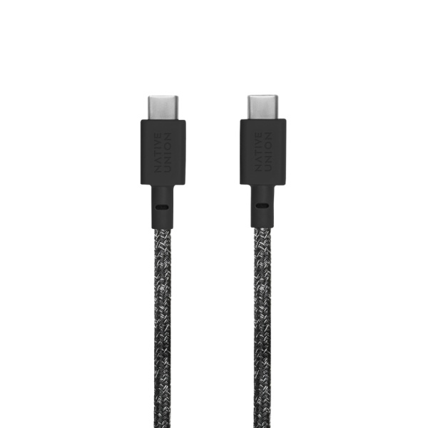 Кабель Native Union USB-C — USB-C, 60W, 1.2 м. Цвет: "Серый космос"