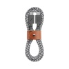 Кабель Native Union USB-C — USB-C, 60W, 1.2 м. Цвет: "Зебра"