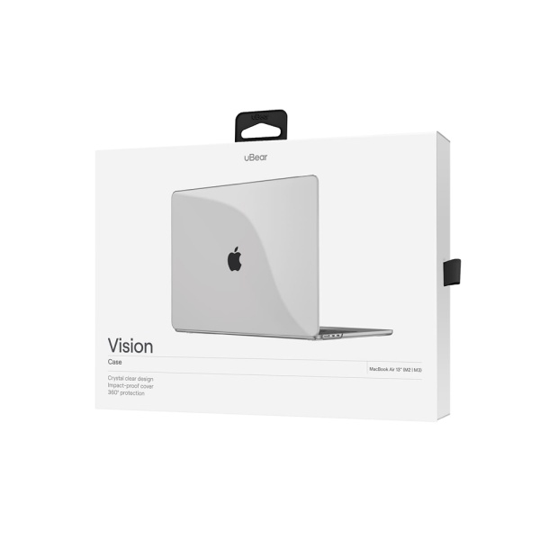 Накладка Ubear Vision Case для MacBook Air 13" (2022). Цвет: прозрачный