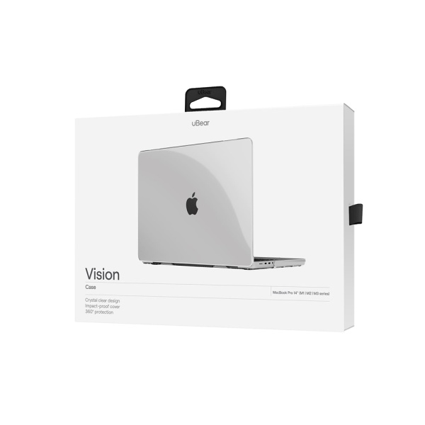 Накладка Ubear Vision Case для MacBook Pro 14" (2021 M3). Цвет: прозрачный