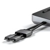 Зарядная станция двойная Satechi Dual Dock Stand. Цвет: черно-серебристый