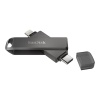 Флеш-накопитель SanDisk iXpand Luxe USB 3.1 Type-C / Lightning 64 Гб. Цвет: черный