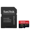 Флеш-накопитель Sandisk Extreme Pro SDXC 256GB + SD Adapter, 140Мб/с V30 UHS-I U3