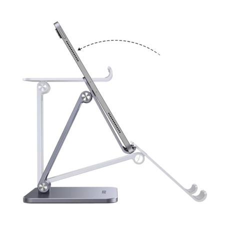 Подставка UGREEN LP134 Foldable Metal Tablet Stand складная. Цвет: серый