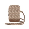 Сумка Guess Wallet Zipper Pouch G CUBE для iPhone. Цвет: коричневый