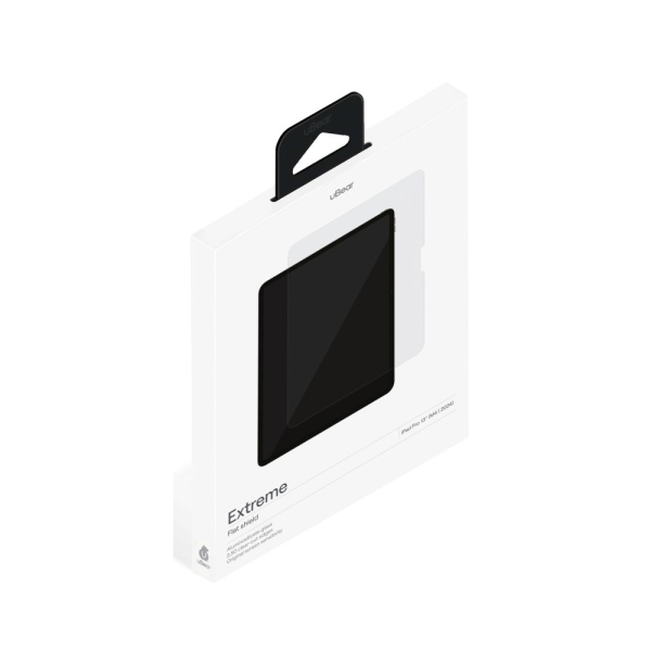 Защитное стекло uBear Flat для Apple iPad Pro 13 (2024), прозрачное