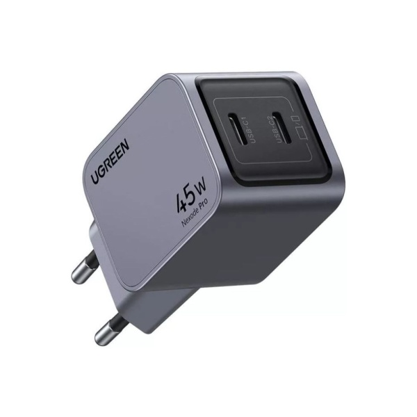 Сетевое зарядное устройство UGREEN X707 Nexode Pro 45W. Цвет: серый