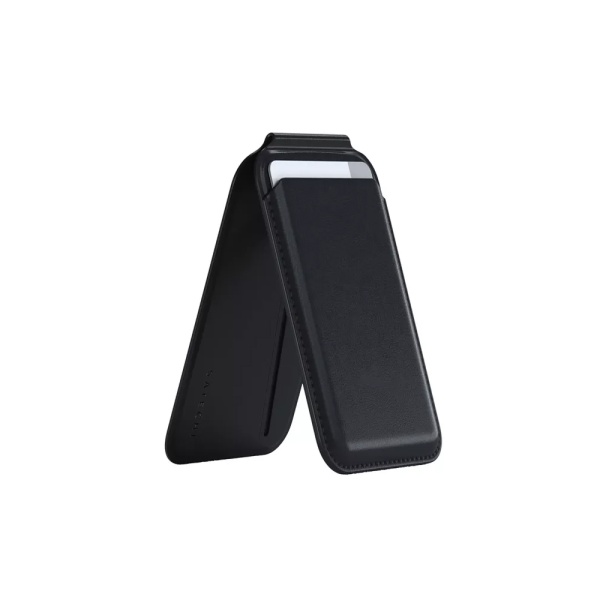 Магнитный бумажник с подставкой Satechi Magnetic Wallet Stand. Цвет: черный