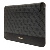 Чехол Guess Sleeve 4G Bottom stripe Metal logo для ноутбуков 13"/14". Цвет: черный
