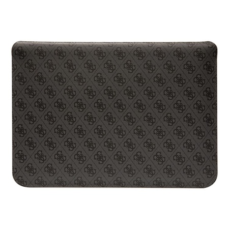 Чехол Guess Sleeve 4G Bottom stripe Metal logo для ноутбуков 13"/14". Цвет: черный