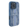 Чехол Guess PC/TPU 4G Tone On Tone MagSafe для iPhone 16 Pro Max. Цвет: белый
