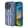 Чехол Guess PC/TPU 4G Tone On Tone MagSafe для iPhone 16 Pro Max. Цвет: белый