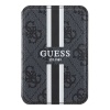 Магнитный бумажник Guess Cardslot MagSafe PU 4G Stripes. Цвет: чёрный