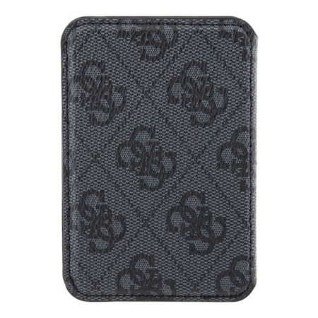 Магнитный бумажник Guess Cardslot MagSafe PU 4G Stripes. Цвет: чёрный