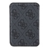 Магнитный бумажник Guess Cardslot MagSafe PU 4G Stripes. Цвет: чёрный
