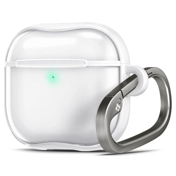 Чехол SPIGEN ULTRA HYBRID для AirPods 4, силикон. Цвет: белый
