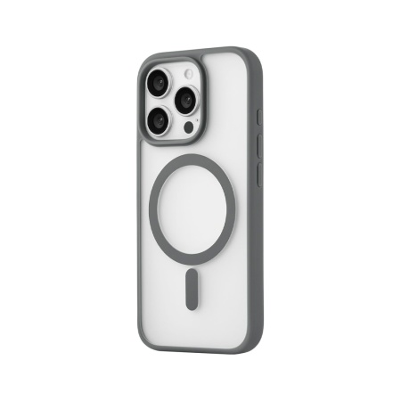 Чехол защитный uBear Cloud Mag Case для iPhone 16 Pro Max. Цвет: серый