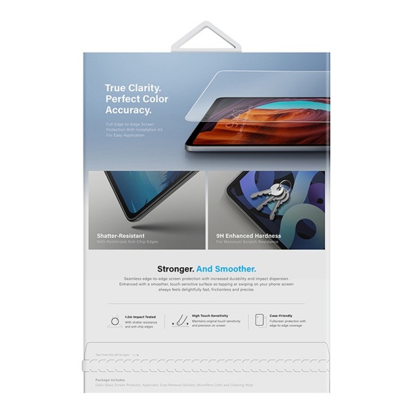 Защитное стекло Uniq OPTIX для Apple iPad 11 (2025)/iPad 10.9 (2022), прозрачное