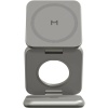 Беспроводное з/у Magssory Fold Pro 3 в 1 с Magsafe. Цвет: титан