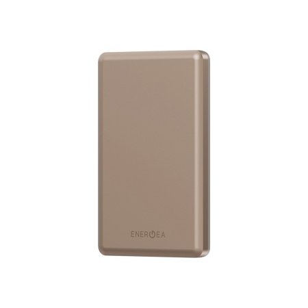 Внешний аккумулятор EnergEA AluPac MINI, 5000, 15W, Type-c 20W, Ultra Light. Цвет: золотой