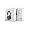 Беспроводные наушники Guess Bluetooth HP Oval Saffiano with Triangle Metal Logo. Цвет: черный