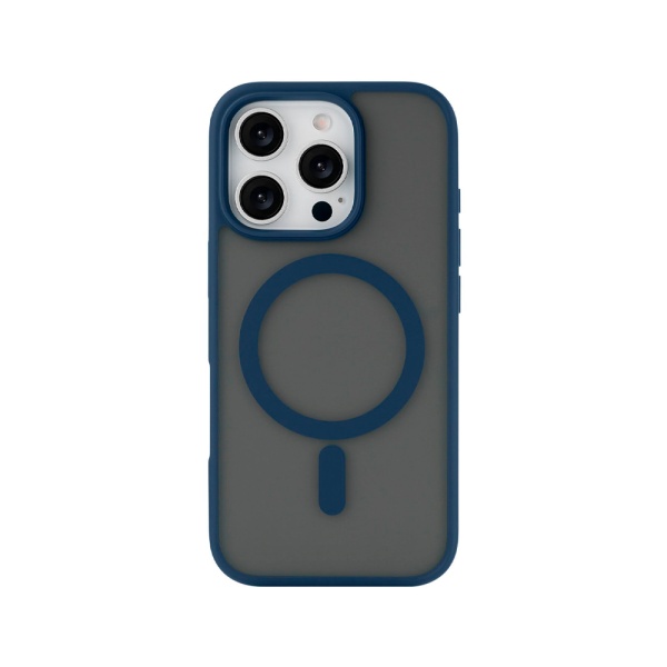 Чехол защитный uBear Cloud Mag Case для iPhone 16 Pro Max. Цвет: тёмно-синий