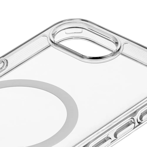 Чехол защитный uBear Real Mag Case с MagSafe для iPhone 16e/17e. Цвет: прозрачный