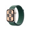 Apple Watch SE (2024), 40мм, корпус из алюминия цвета "Сияющая звезда", Спортивная петля