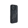 Чехол Lagerfeld 3D Rubber Bicolor Signature для iPhone 16 Pro Max. Цвет: черный