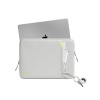 Чехол + органайзер Tomtoc Defender-A13 Laptop Sleeve Kit для ноутбуков 15". Цвет: серый